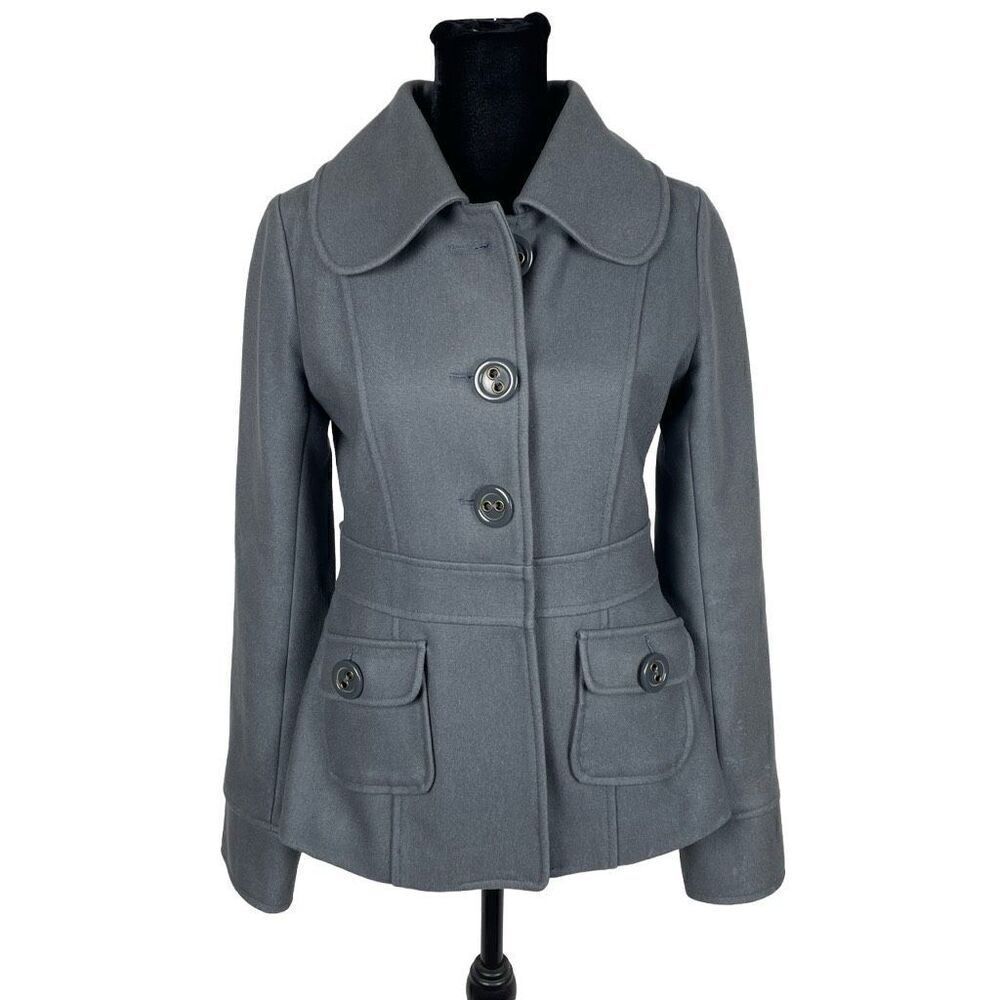 Vintage Anthropologie Tulle Wool Coat - Women’s S